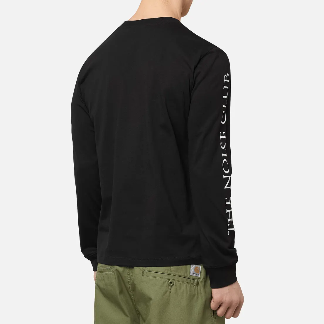 McQ Alexander McQueen Мужской лонгслив Crew Neck The Noise Club