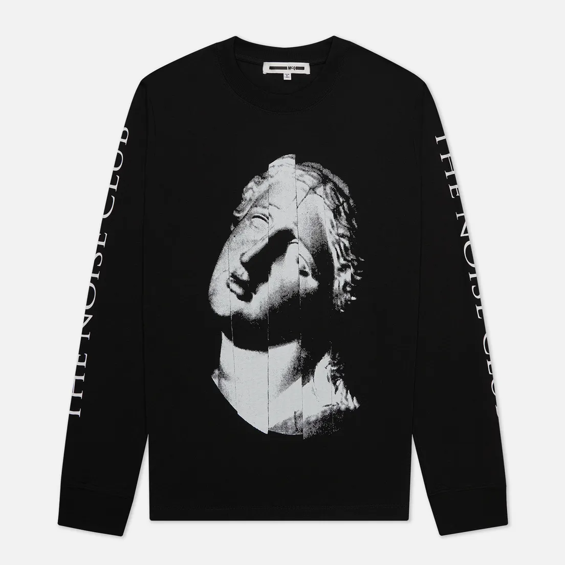 McQ Alexander McQueen Мужской лонгслив Crew Neck The Noise Club