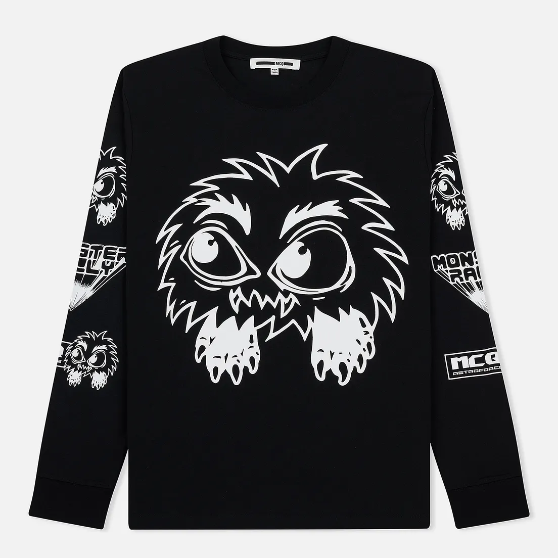 McQ Alexander McQueen Мужской лонгслив Monster Rally Crew Neck