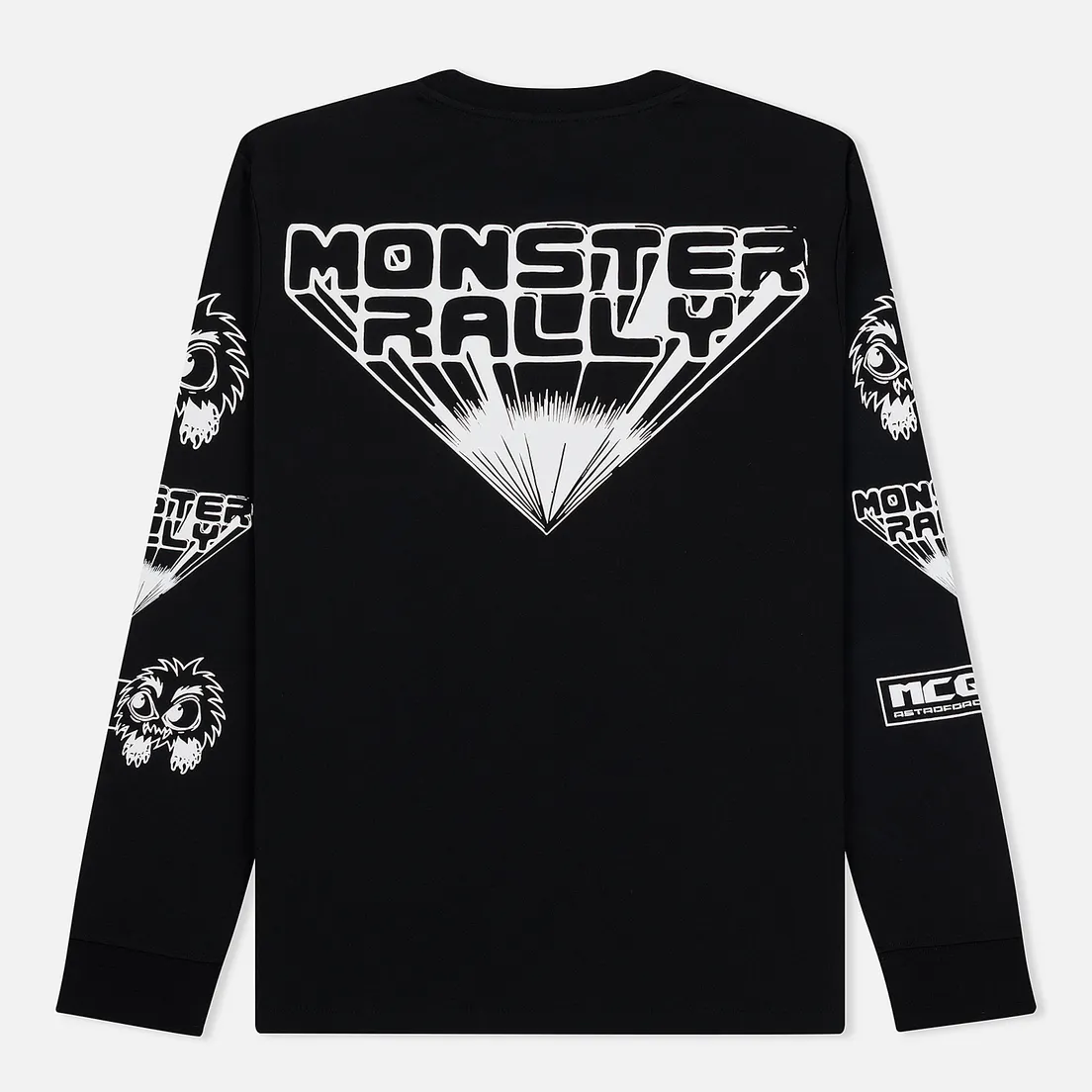 McQ Alexander McQueen Мужской лонгслив Monster Rally Crew Neck