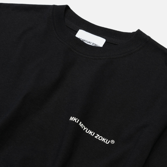 Мужской лонгслив MKI Miyuki-Zoku Registered Logo Black
