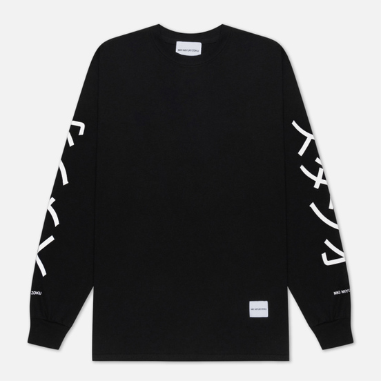 Мужской лонгслив MKI Miyuki-Zoku Symbol Arm Long Sleeve Black