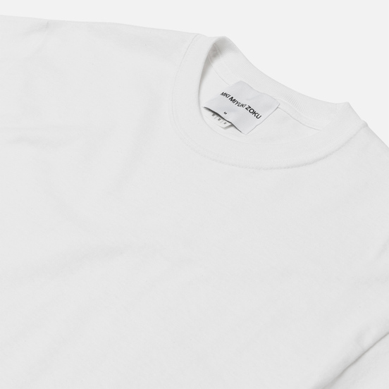 Мужской лонгслив MKI Miyuki-Zoku Symbol Arm Long Sleeve White