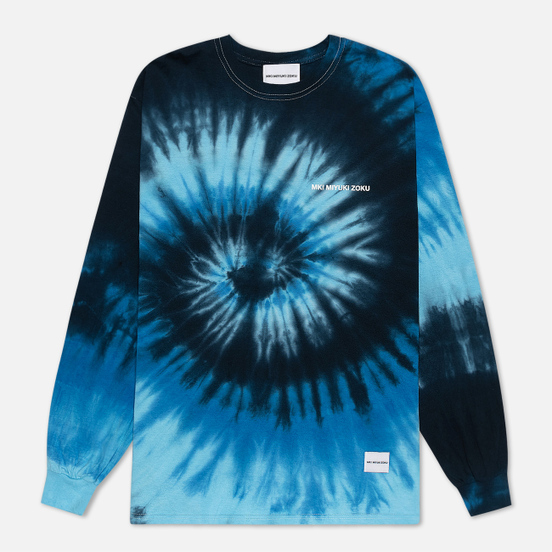 Мужской лонгслив MKI Miyuki-Zoku Tie Dye Deep Sea