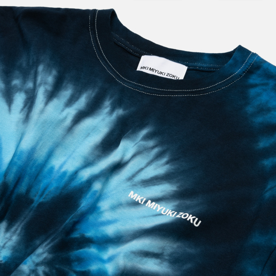 Мужской лонгслив MKI Miyuki-Zoku Tie Dye Deep Sea