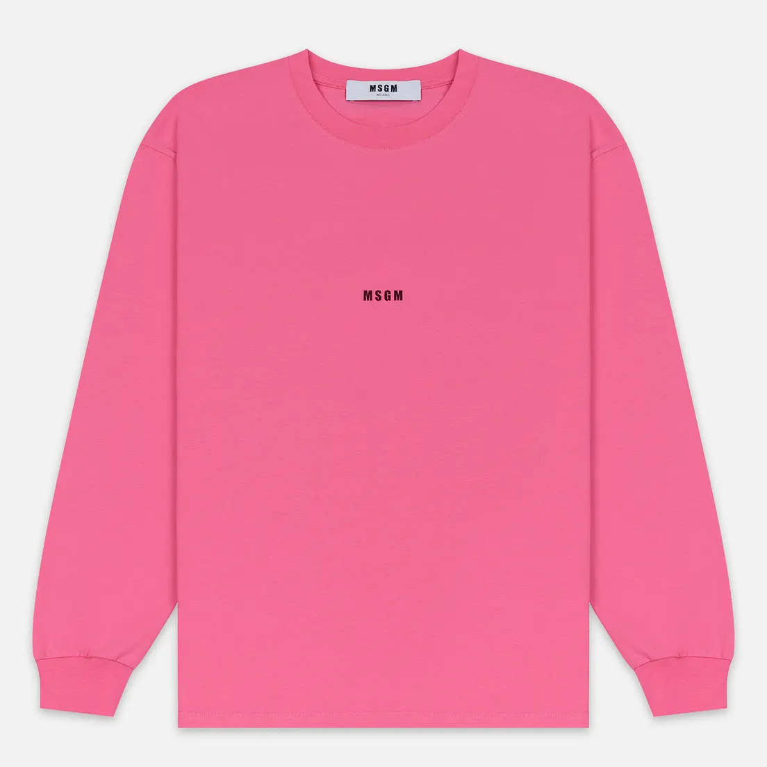 MSGM Мужской лонгслив Micro Logo Print MSGM