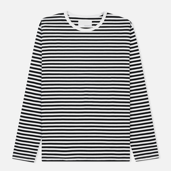 Мужской лонгслив Nanamica Coolmax St. Jersey Black/White