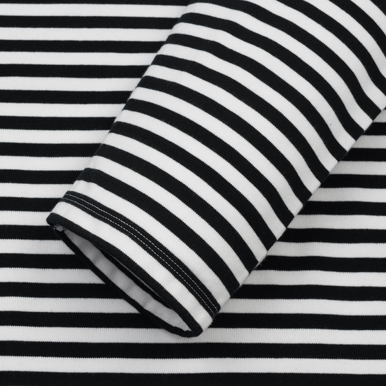 Мужской лонгслив Nanamica Coolmax St. Jersey Black/White