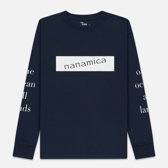 Мужской лонгслив Nanamica Nanamican Graphic Navy