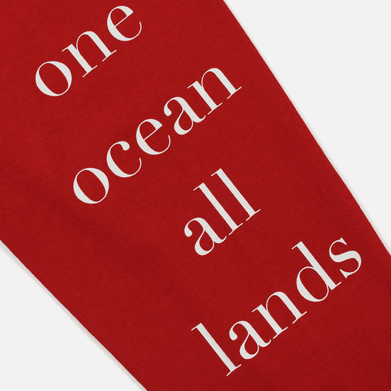 Мужской лонгслив Nanamica Nanamican Graphic Red