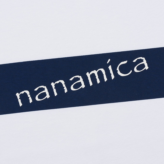 Мужской лонгслив Nanamica Nanamican Graphic White