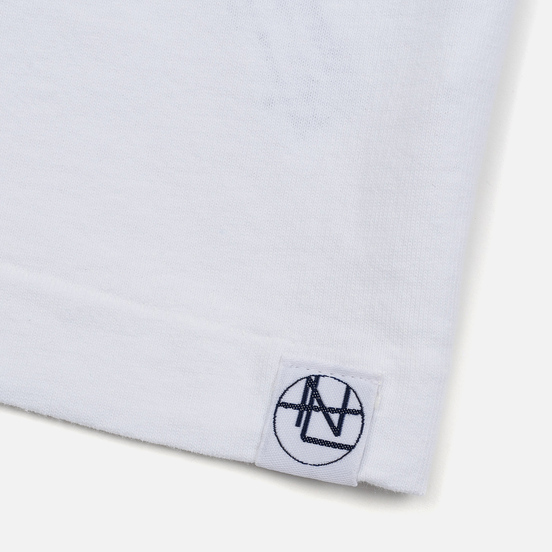 Мужской лонгслив Nanamica Nanamican Graphic White