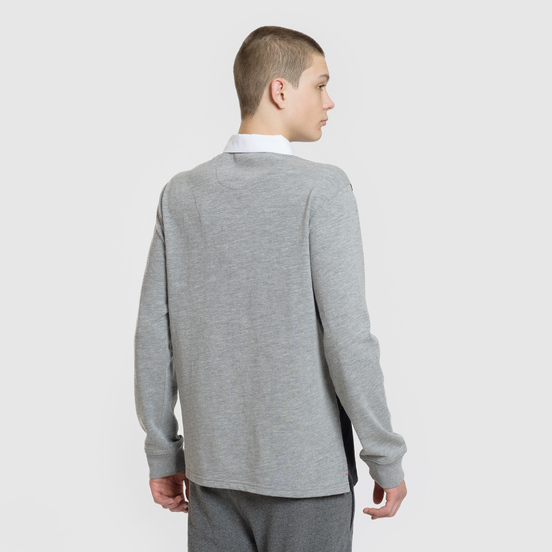 Мужской лонгслив Napapijri Emei Multicolour Black/Grey/White