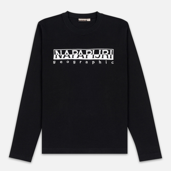Мужской лонгслив Napapijri Serber Black