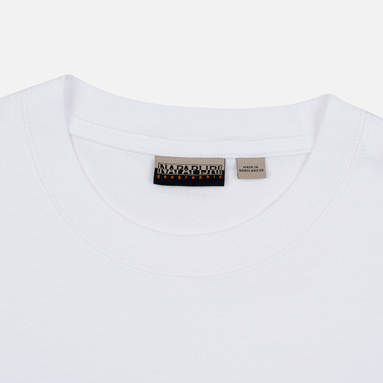 Мужской лонгслив Napapijri Sibu Bright White