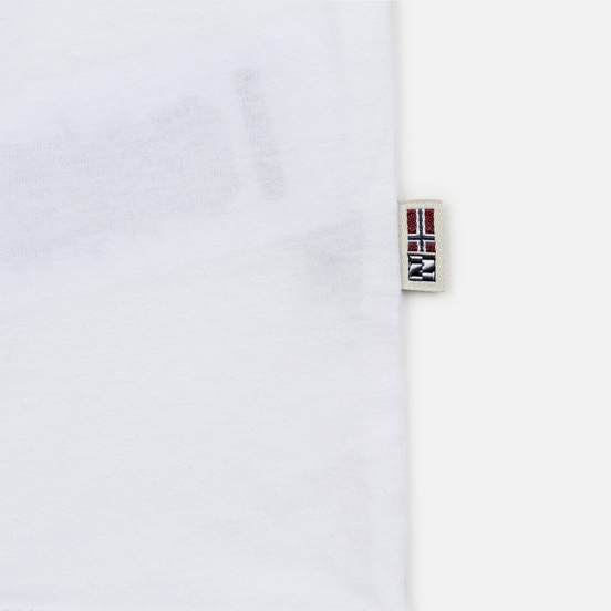 Мужской лонгслив Napapijri Sibu Bright White