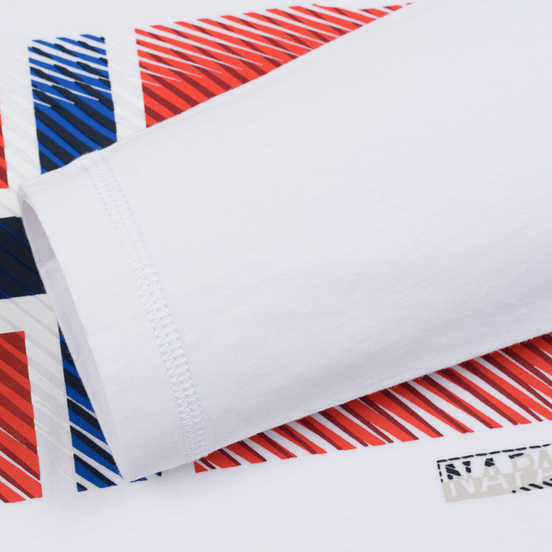Мужской лонгслив Napapijri Sibu Bright White
