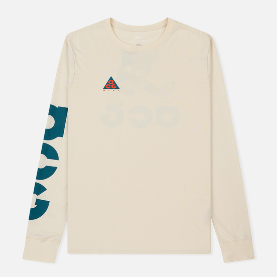 Мужской лонгслив Nike ACG 2 Cultur Light Cream/Geode Teal