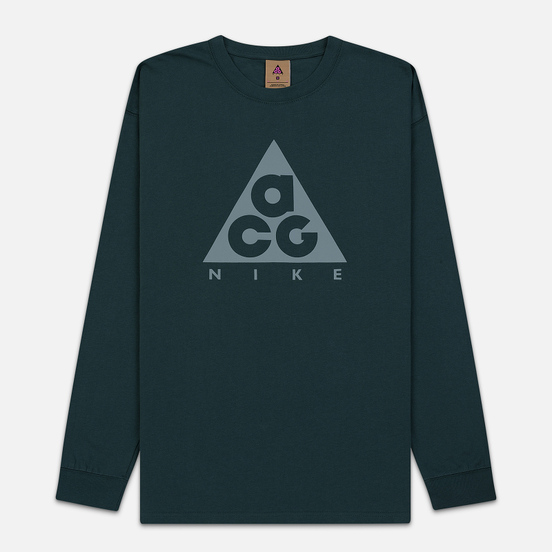 Мужской лонгслив Nike ACG LS Logo Deep Jungle/Aviator Grey