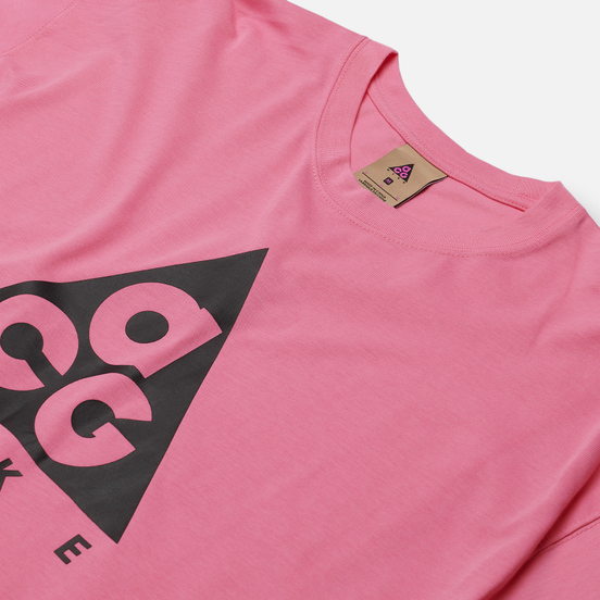 Мужской лонгслив Nike ACG LS Logo Lotus Pink/Black