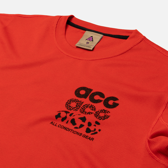 Мужской лонгслив Nike ACG NRG Waffle Habanero Red
