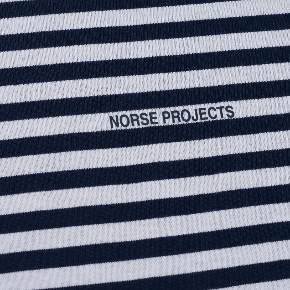 Norse Projects Мужской лонгслив James Logo Stripe LS