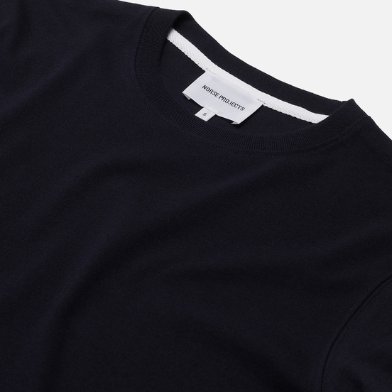 Мужской лонгслив Norse Projects Niels Standard Dark Navy