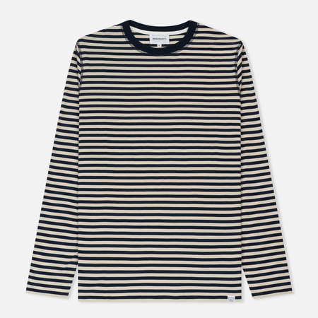 Мужской лонгслив Norse Projects Svali Military Stripe Kit White