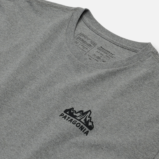 Мужской лонгслив Patagonia Fitz Roy Horizons Logo Gravel Heather