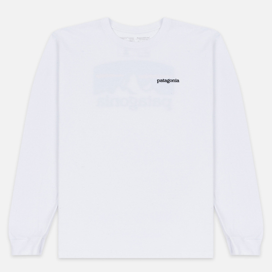 Мужской лонгслив Patagonia Fitz Roy Horizons White