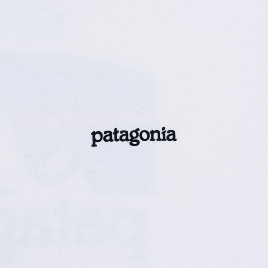 Мужской лонгслив Patagonia Fitz Roy Horizons White