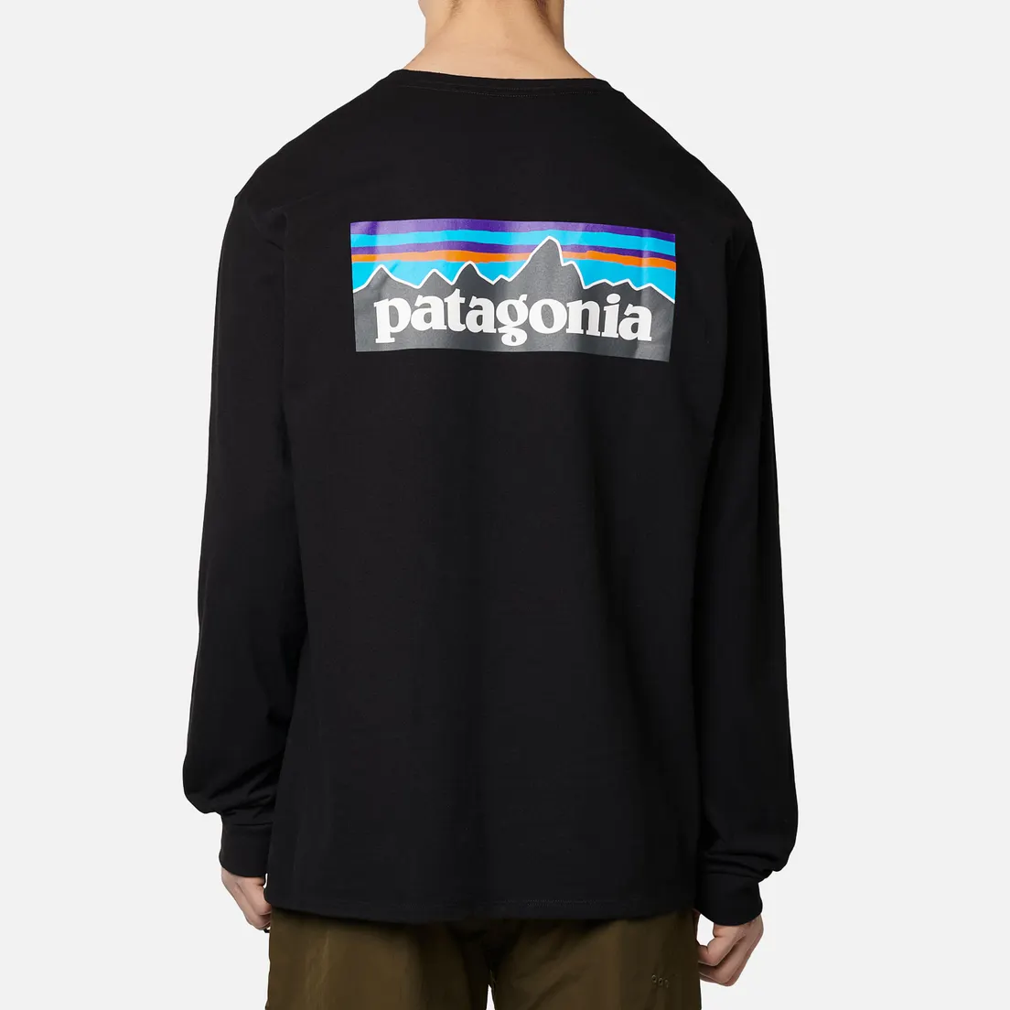 Patagonia Мужской лонгслив P-6 Logo Responsibili-Tee