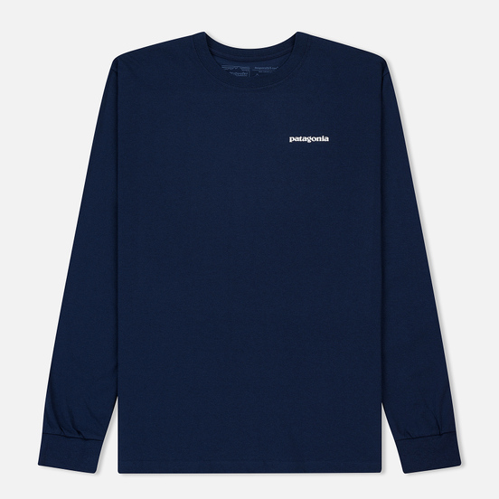 Мужской лонгслив Patagonia P-6 Logo Classic Navy