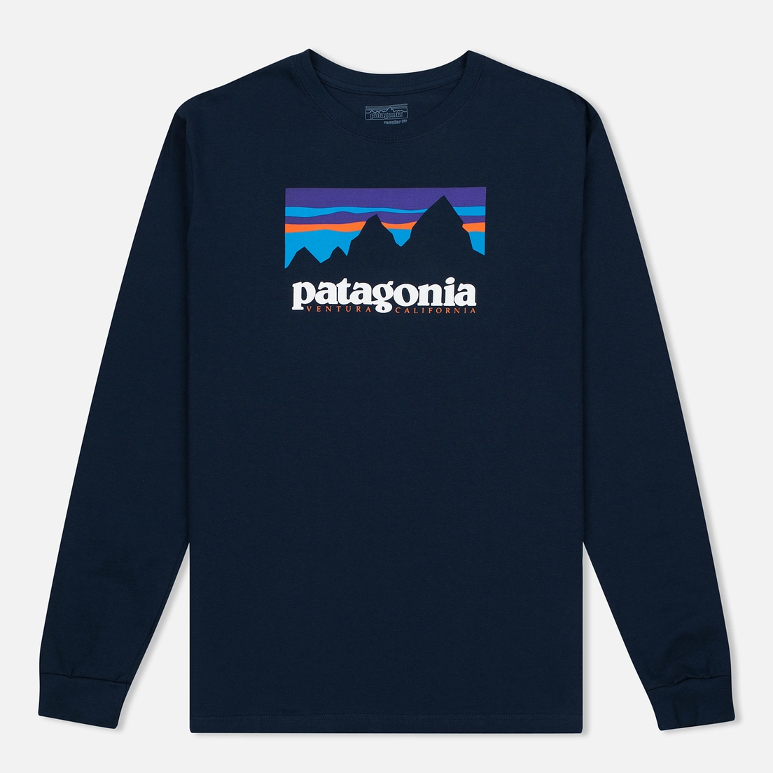 Patagonia Мужской лонгслив Shop Sticker Cotton