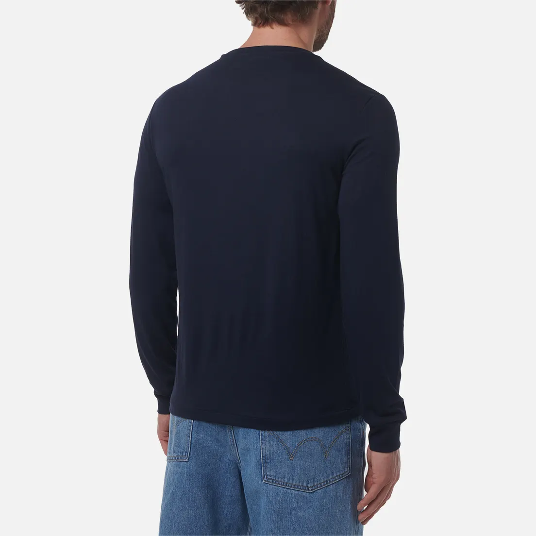 Polo Ralph Lauren Мужской лонгслив Custom Fit Embroidered Pony
