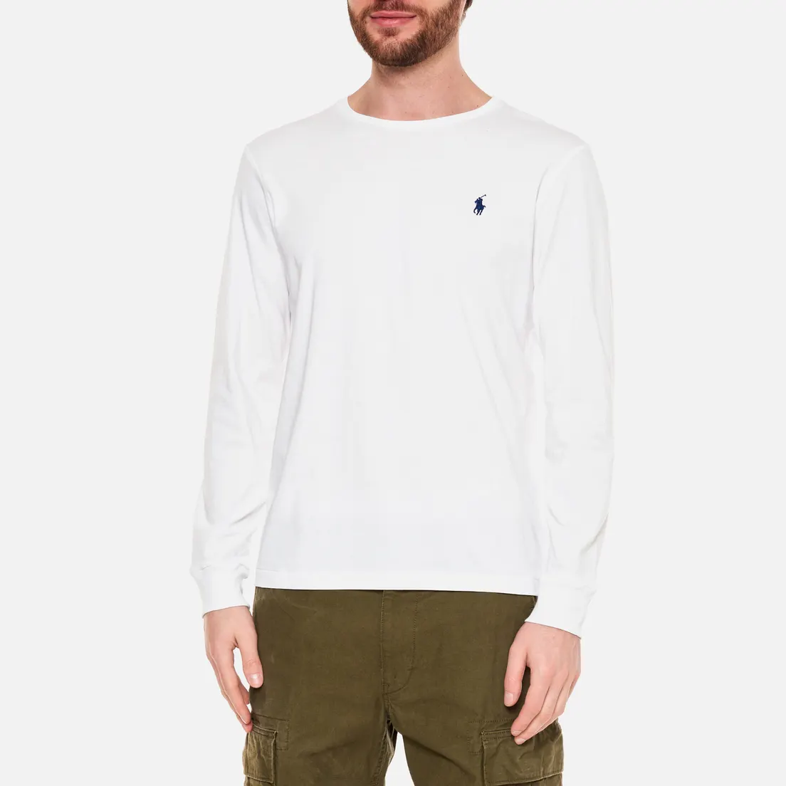 Polo Ralph Lauren Мужской лонгслив Custom Fit Embroidered Pony