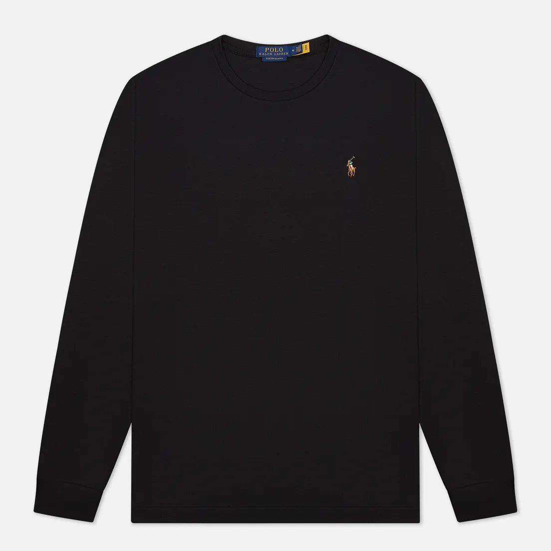 Polo Ralph Lauren Мужской лонгслив Custom Slim Fit Interlock