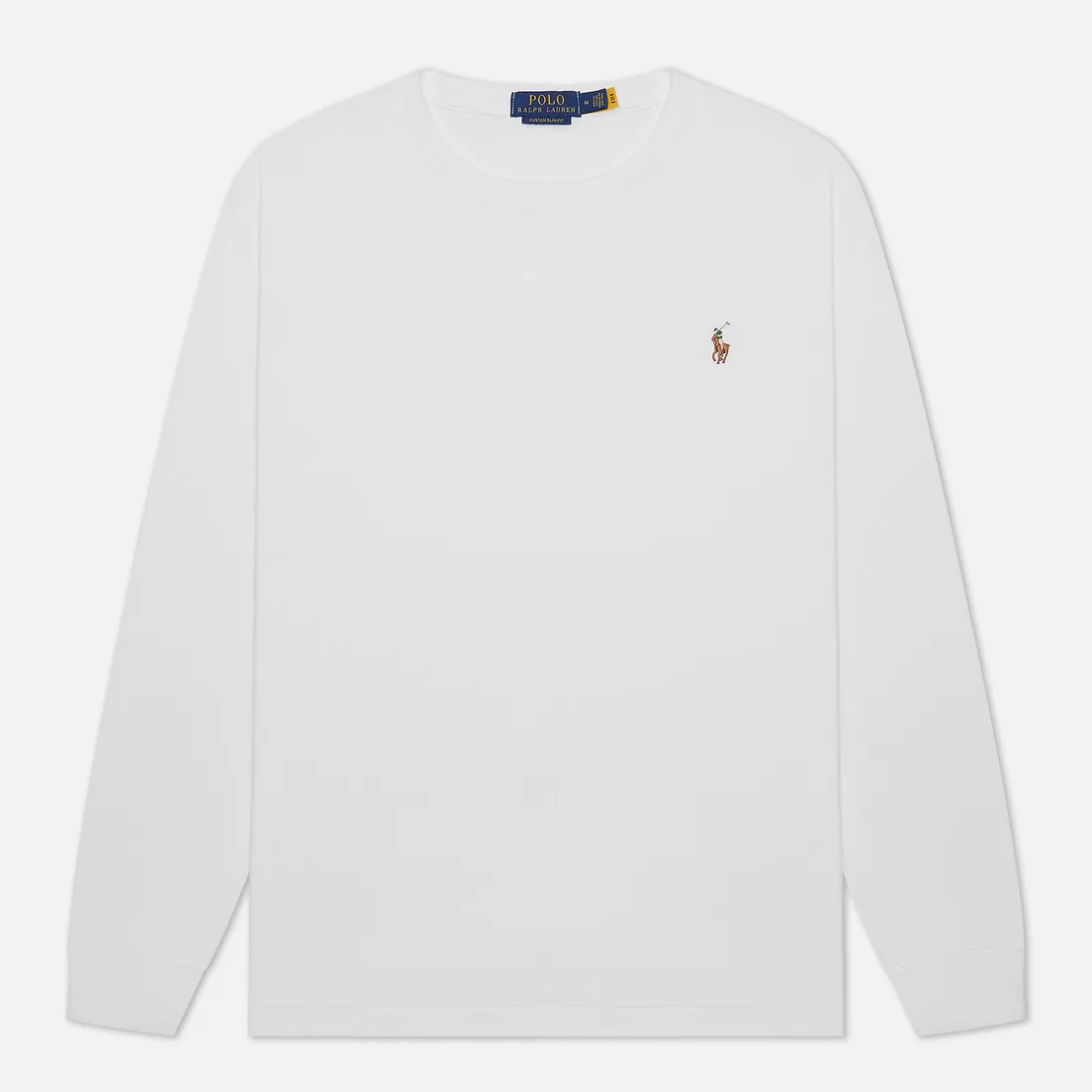 Polo Ralph Lauren Мужской лонгслив Custom Slim Fit Interlock
