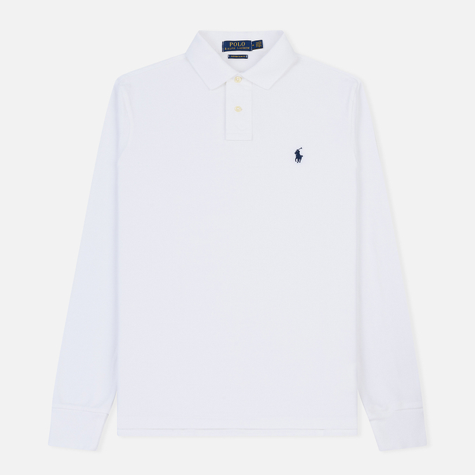 Мужской лонгслив Polo Ralph Lauren Custom Slim Fit Polo Basic Mesh