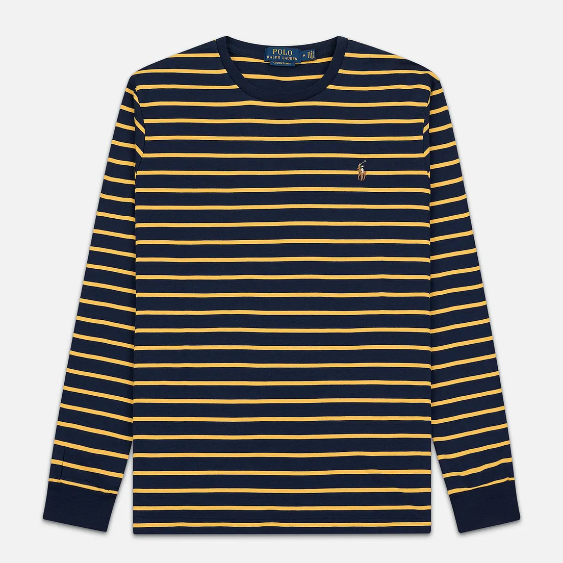 Polo Ralph Lauren Мужской лонгслив Multi Pony Pima Polo Stripe