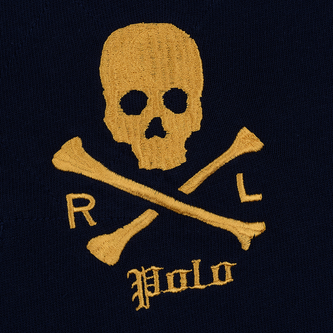 Polo Ralph Lauren Мужской лонгслив Skull And Crossbones Emblem Rugby