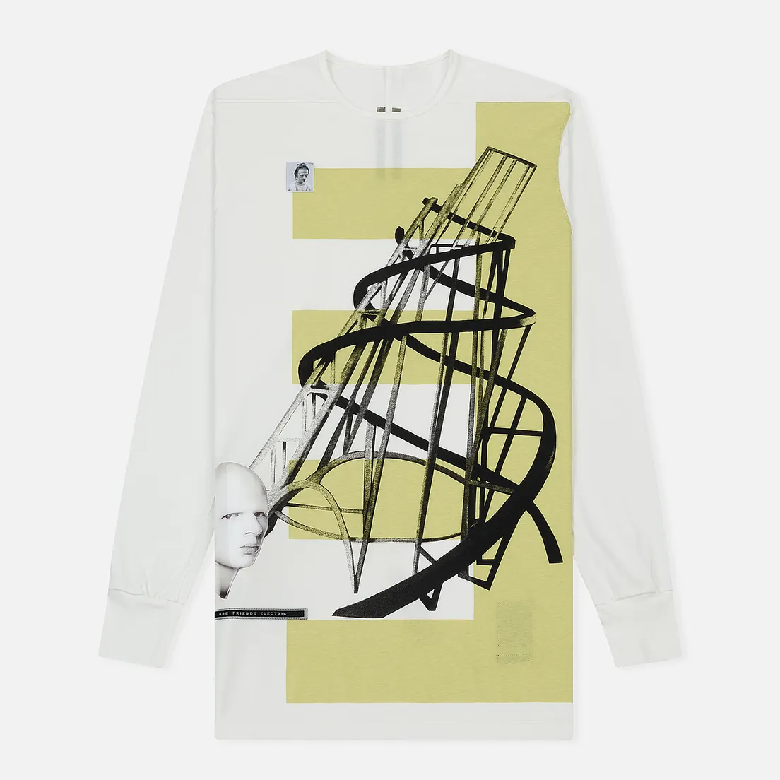 Rick Owens DRKSHDW Мужской лонгслив Graphic Print 5