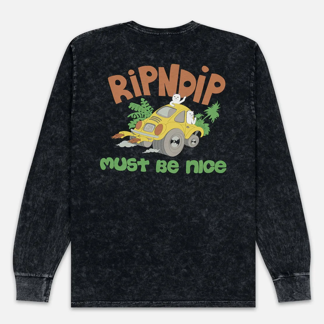 RIPNDIP Мужской лонгслив Buggy Nerm Mineral Wash