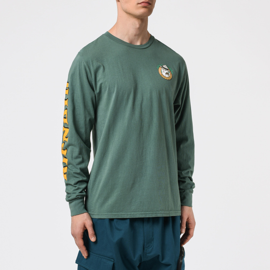 Мужской лонгслив RIPNDIP Hiker Nerm Hunter Green