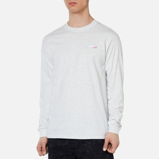 Мужской лонгслив RIPNDIP Ladies Man Heather Grey