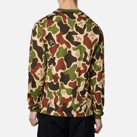 Мужской лонгслив RIPNDIP Lord Nermal Pocket Army Camo