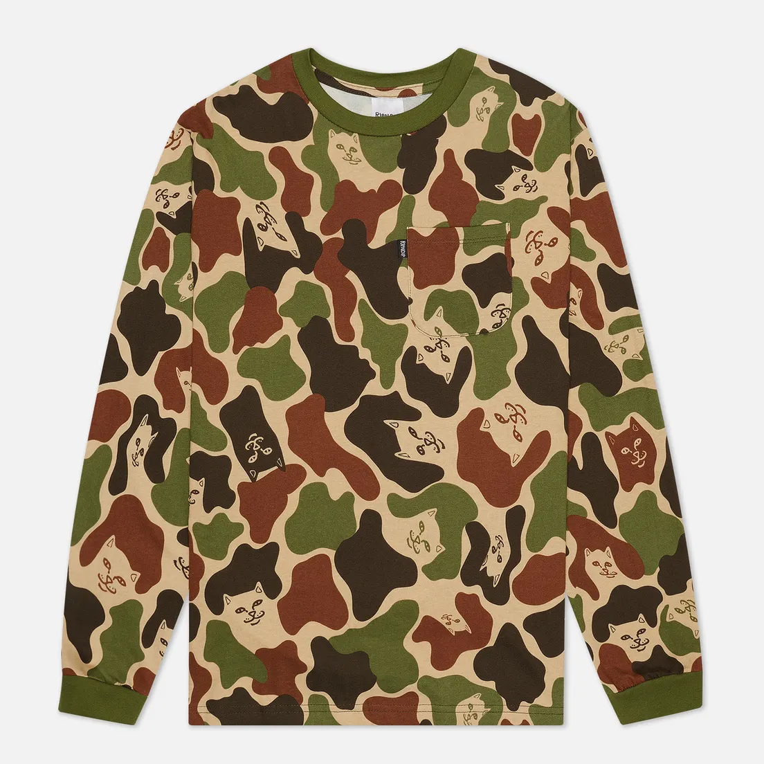RIPNDIP Мужской лонгслив Lord Nermal Pocket