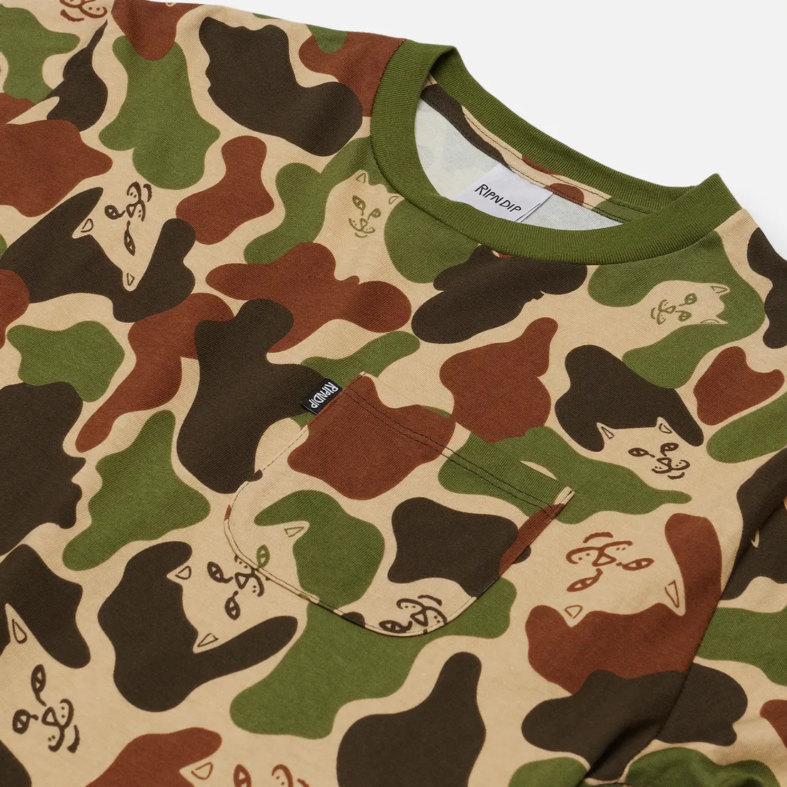 RIPNDIP Мужской лонгслив Lord Nermal Pocket
