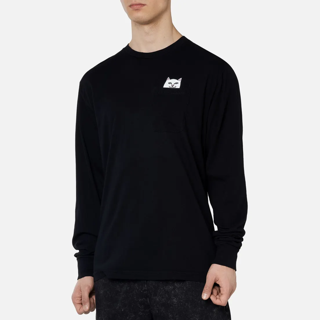 RIPNDIP Мужской лонгслив Lord Nermal Pocket