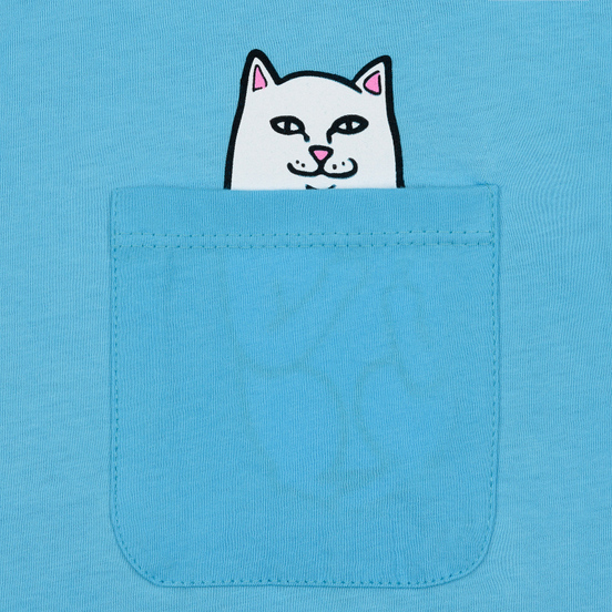 Мужской лонгслив RIPNDIP Lord Nermal Pocket Blue